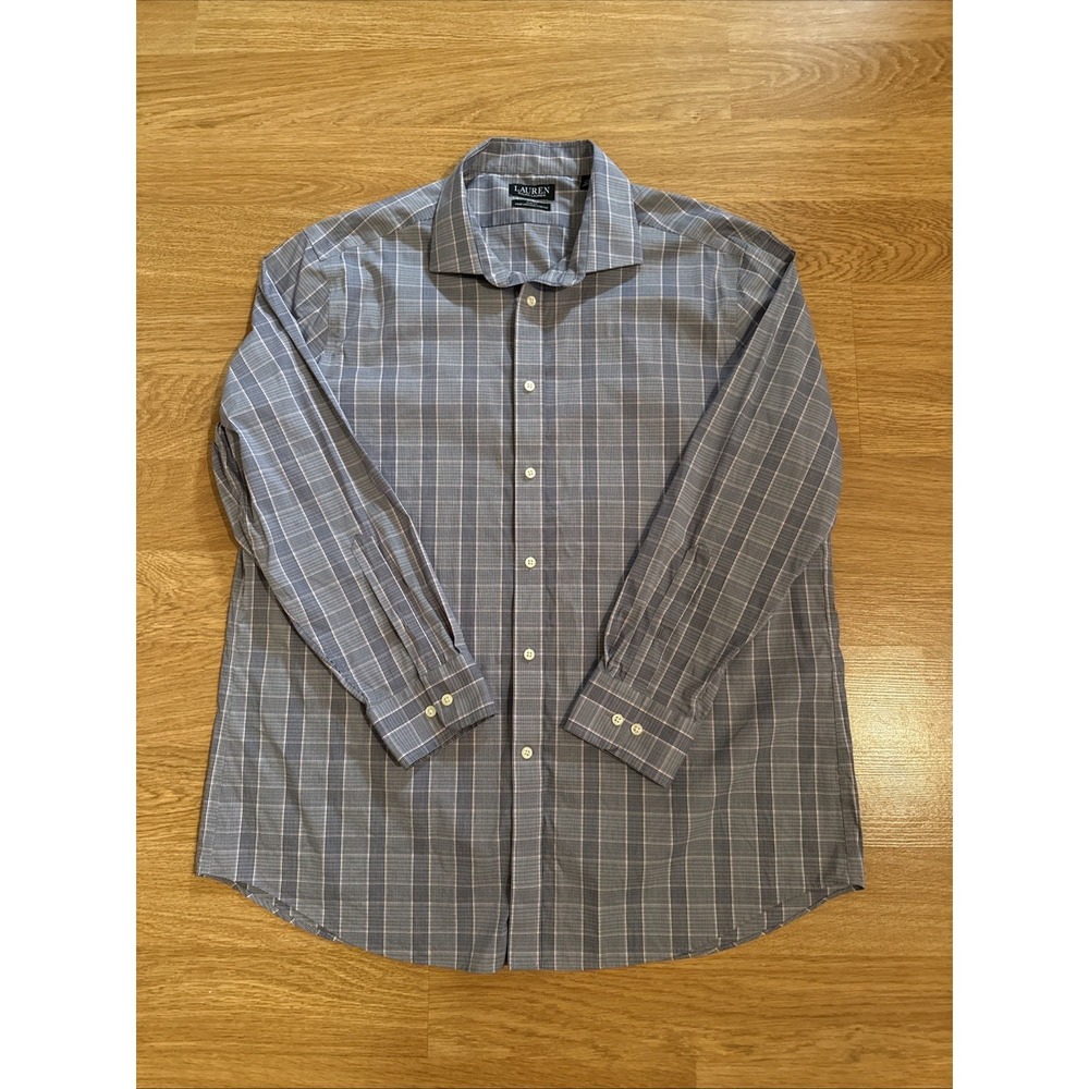 Lauren Ralph Lauren Black Label Shirt Mens XL Slim Fit‎ Performance Stretch